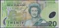 Picture of New Zealand,P187,B133g,20 Dollars,2013