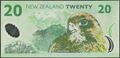 Picture of New Zealand,P187,B133g,20 Dollars,2013