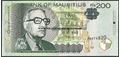 Picture of Mauritius,P61,B427b,200 Rupees,2013