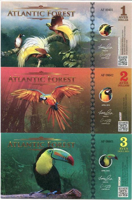 Picture of Atlantic Forest,1/2/3 Aves SET,2016