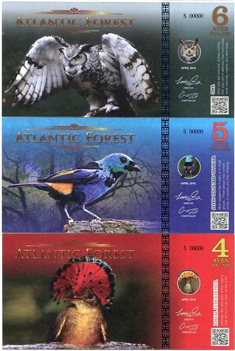 Picture of Atlantic Forest,4/5/6 Aves SET,2016