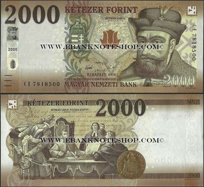 Picture of Hungary,P204a,B589a,2000 Forint,2016