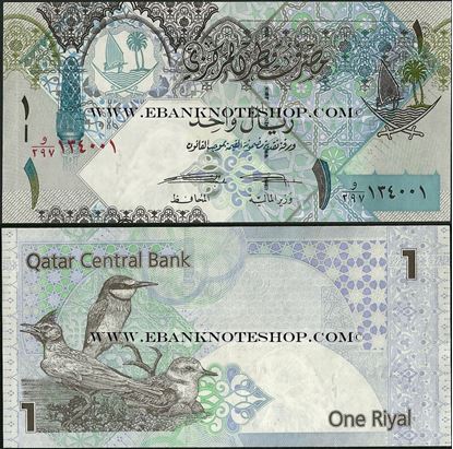 Picture of Qatar,P28,B215b,1 Riyals,2008(In 2015)