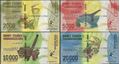 Picture of Madagascar,4 NOTE SET,B336-B339,2k to 20k Ariary,2017