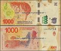 Picture of Argentina,P366,B422,1000 Pesos,2017