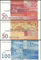 Picture of Kyrgyzstan,3 NOTE SET,P24-P26,170 Som,2009