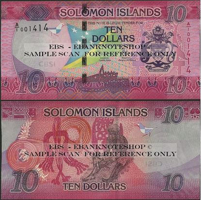Picture of Solomon Islands,P33,B222,10 Dollars,2017