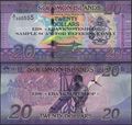Picture of Solomon Islands,P34,B223,20 Dollars,2017,3 serial