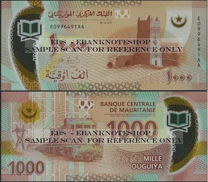 Picture of Mauritania,P26,B130,1000 New Ouguiya,2017