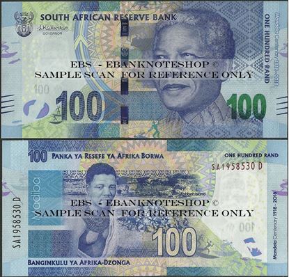 Picture of South Africa,P146,B775,100 Rands,2018