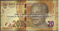 Picture of South Africa,P144,B773a,20 Rands,2018