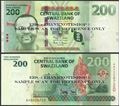 Picture of Swaziland,P40a,B235a,200 Emalangeni,2010