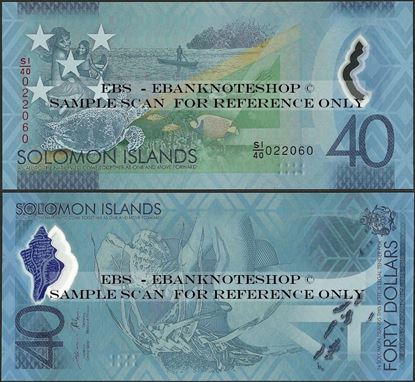 Picture of Solomon Islands,P37,B226a,40 Dollars,2018