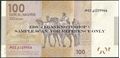 Picture of Morocco,P76,B517a,100 Dirhams,2012