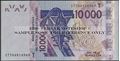 Picture of WAS T Togo,P818T, B124Tq,10000 Francs,2017