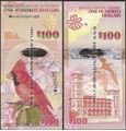 Picture of Bermuda,P62,B235a,100 Dollars,2009,Onion Prefix