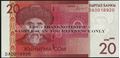 Picture of Kyrgyzstan,P24b,B227a,20 Som,2016
