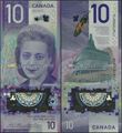 Picture of Canada,B379a,PNL,10 Dollars,2018,Polymer