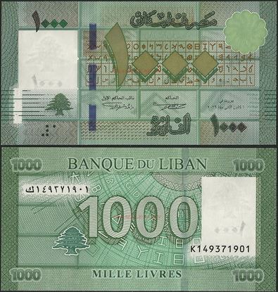 Picture of Lebanon,P90,B540,1000 Livres,2016