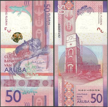 Picture of Aruba,P23a,B123,50 Florin,2019