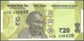 Picture of India,B299a,20 Rupees,2019