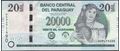 Picture of Paraguay,P238,B862c,20 000 Guarani,2017,series H