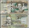 Picture of East Caribbean States,P55b,B239b,100 Dollars,2015