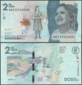 Picture of Colombia,P458c,2000 Pesos,2017,AG