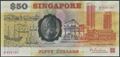 Picture of Singapore,P31a,B128,50 Dollars,1990,Comm