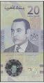 Picture of Morocco,P78,B519,20 Dirhams,2019,Polymer