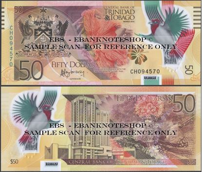 Picture of Trinidad & Tobago,P56,B235a,50 Dollars,2015
