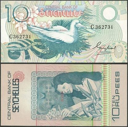 Picture of Seychelles,P28,B401a,10 Rupees,1983