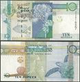 Picture of Seychelles,P36,B409b,10 Rupees,1998