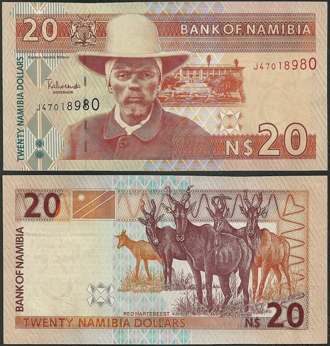Picture of Namibia,P06,B205,20 Dollars,2006
