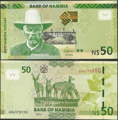 Picture of Namibia,P13,B211,50 Dollars,2012