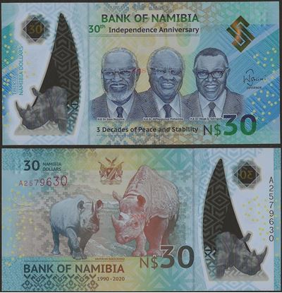 Picture of Namibia,B218,30 Dollars,Comm,2020