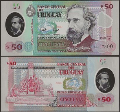 Picture of Uruguay,B561,50 Pesos Uruguayos,2020