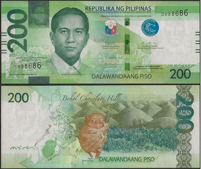 Picture of Philippines,B1092,200 Piso,2020