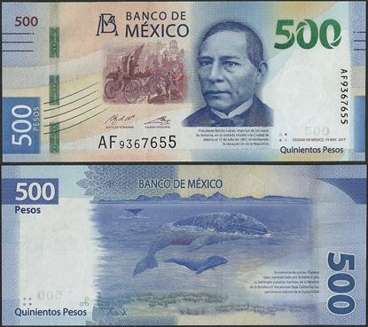 Picture of Mexico,B717b,500 Pesos,2017