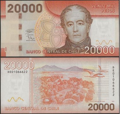 Picture of Chile,P165k,B300k,20000 Pesos,2020