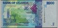 Picture of Uganda,P50e,B155e,2000 Shillings,2019