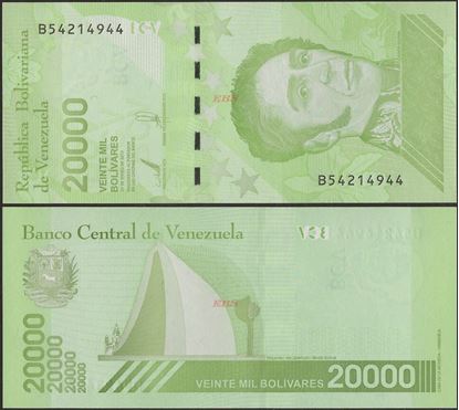 Picture of Venezuela,B380b,20 000 Bolivares,2020