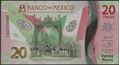 Picture of Mexico,B726,20 Pesos,2021,Sg 2,AB/AF