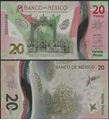Picture of Mexico,B726,20 Pesos,2021,Sg 4,AB/AF
