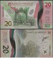 Picture of Mexico,P132?,B721,20 Pesos,2021,Mixed Signs&Serials