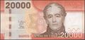 Picture of Chile,P165f,B300f,20000 Pesos,2015