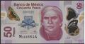 Picture of Mexico,P123A,B712l,50 Pesos,2019