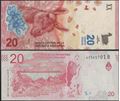 Picture of Argentina,P361,B417,20 Pesos,2017,B Serie