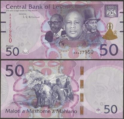 Picture of Lesotho,Pw28,B229a,50 Maloti,2021