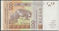 Picture of WAS C Burkina Faso,P319Ci, B120Ci,500 Francs,2020
